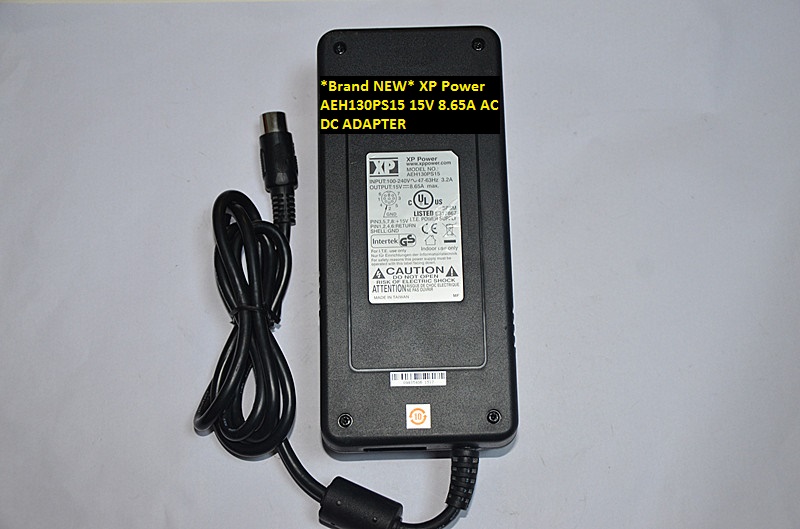 *Brand NEW* XP Power 15V 8.65A AC100-240V AC DC ADAPTER AEH130PS15